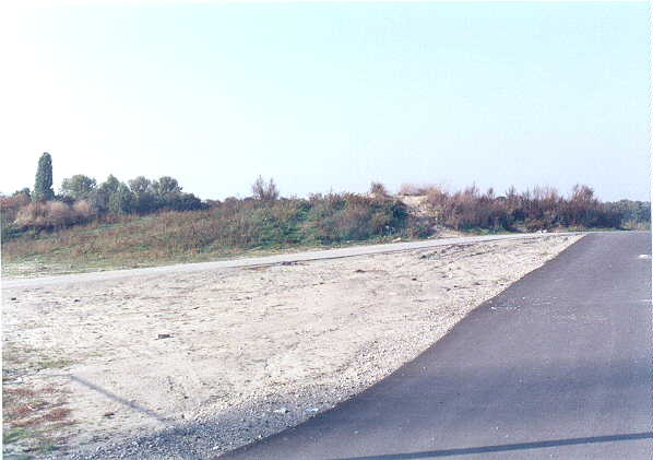 Barren ground above the Fuehrerbunker, as it appeared in 1995