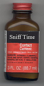 Image of Sniff Time rubber cement